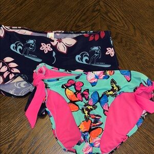 Lot of two girls swim bottoms size 16